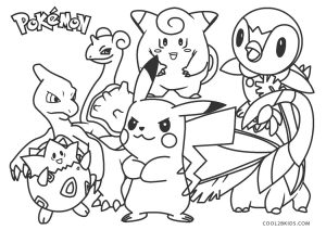 Realistic Pokemon Coloring Pages Free Printable 29