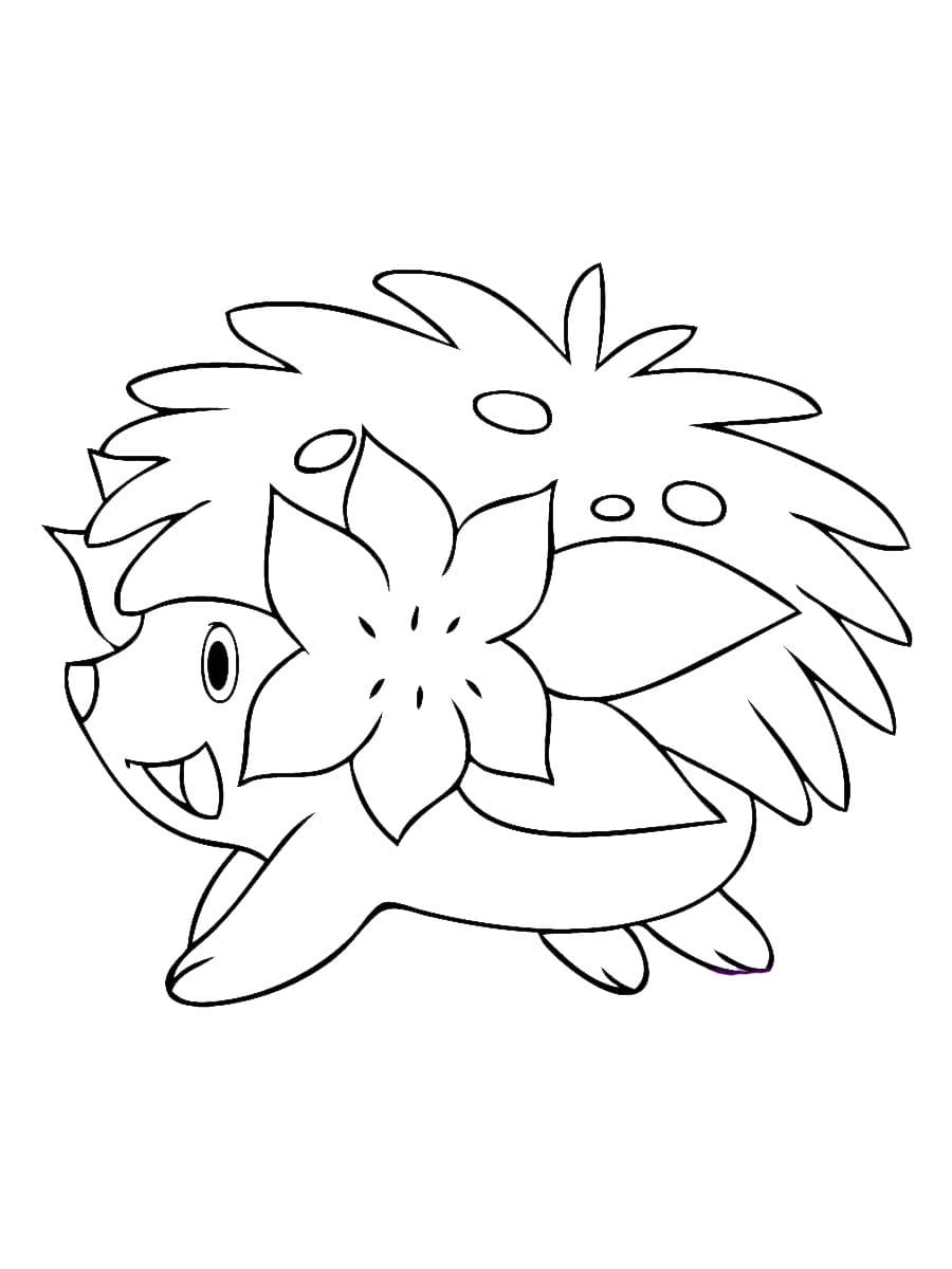 10 Shaymin Pokemon Coloring Pages for Creative Expression