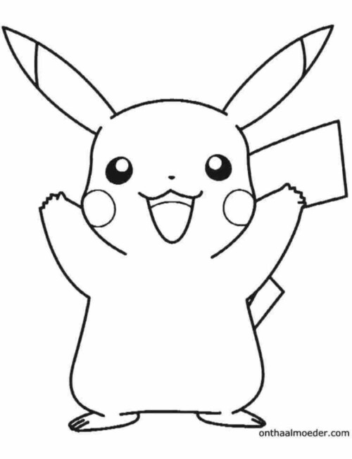 11+ Pikachu Coloring Pages Free Printable 11