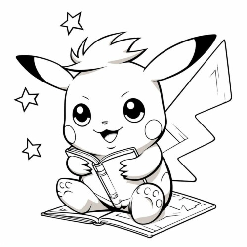 11+ Pikachu Coloring Pages Free Printable 3