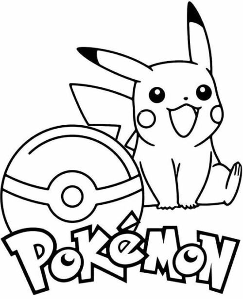 11+ Pikachu Coloring Pages Free Printable 5