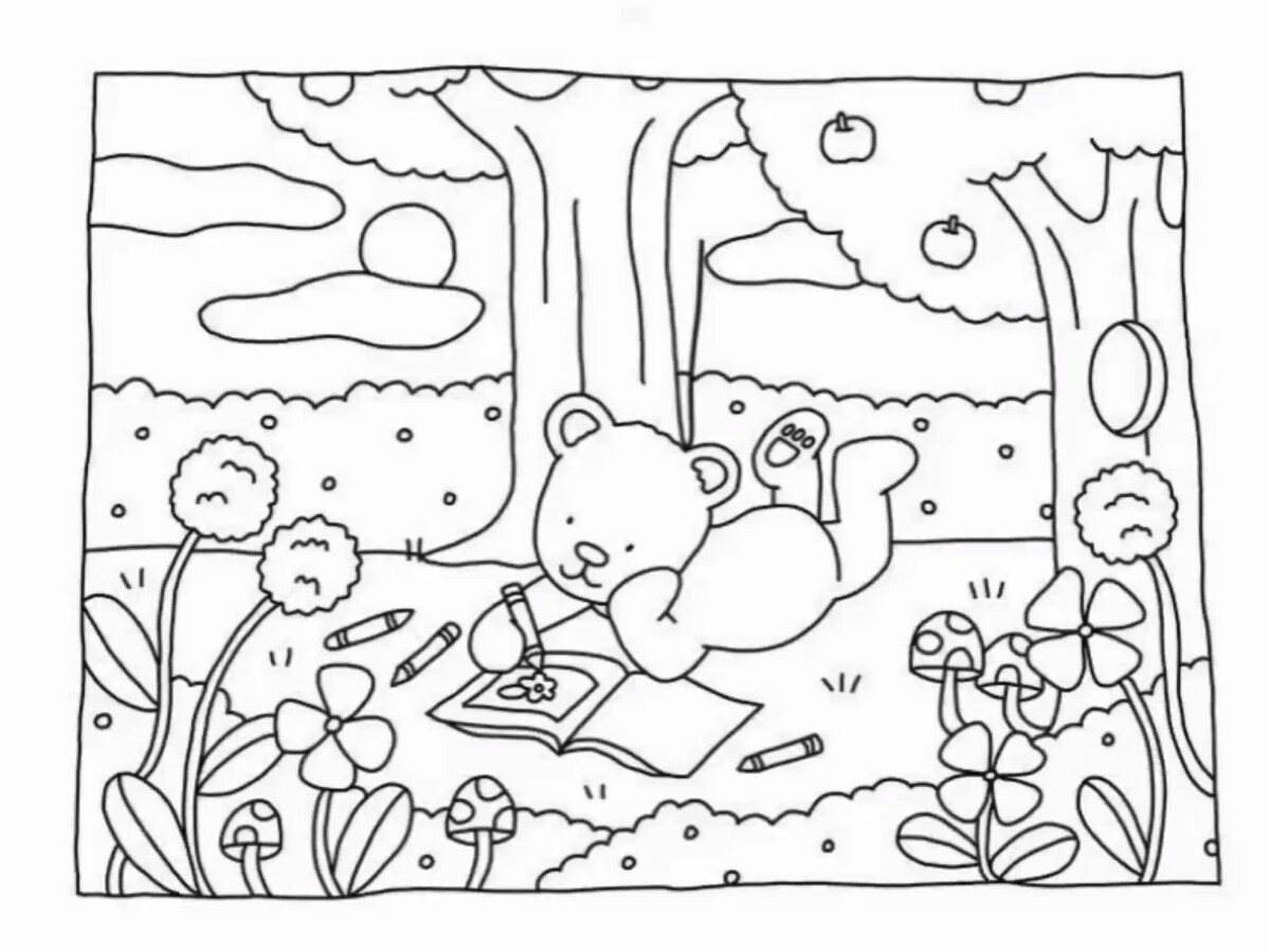 9+ Aesthetic Coloring Pages for Adult Printable 1