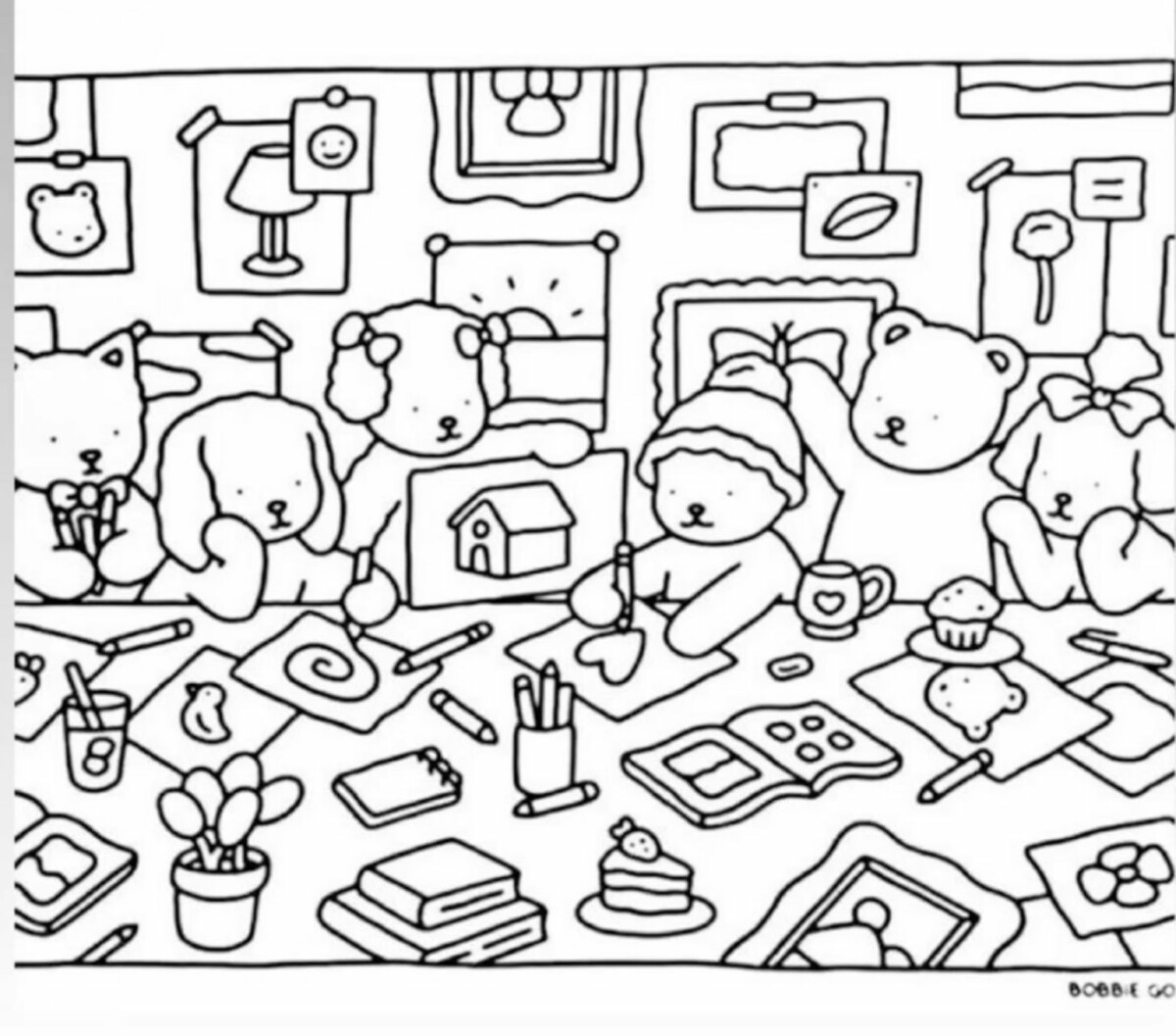 9+ Aesthetic Coloring Pages for Adult Printable 7