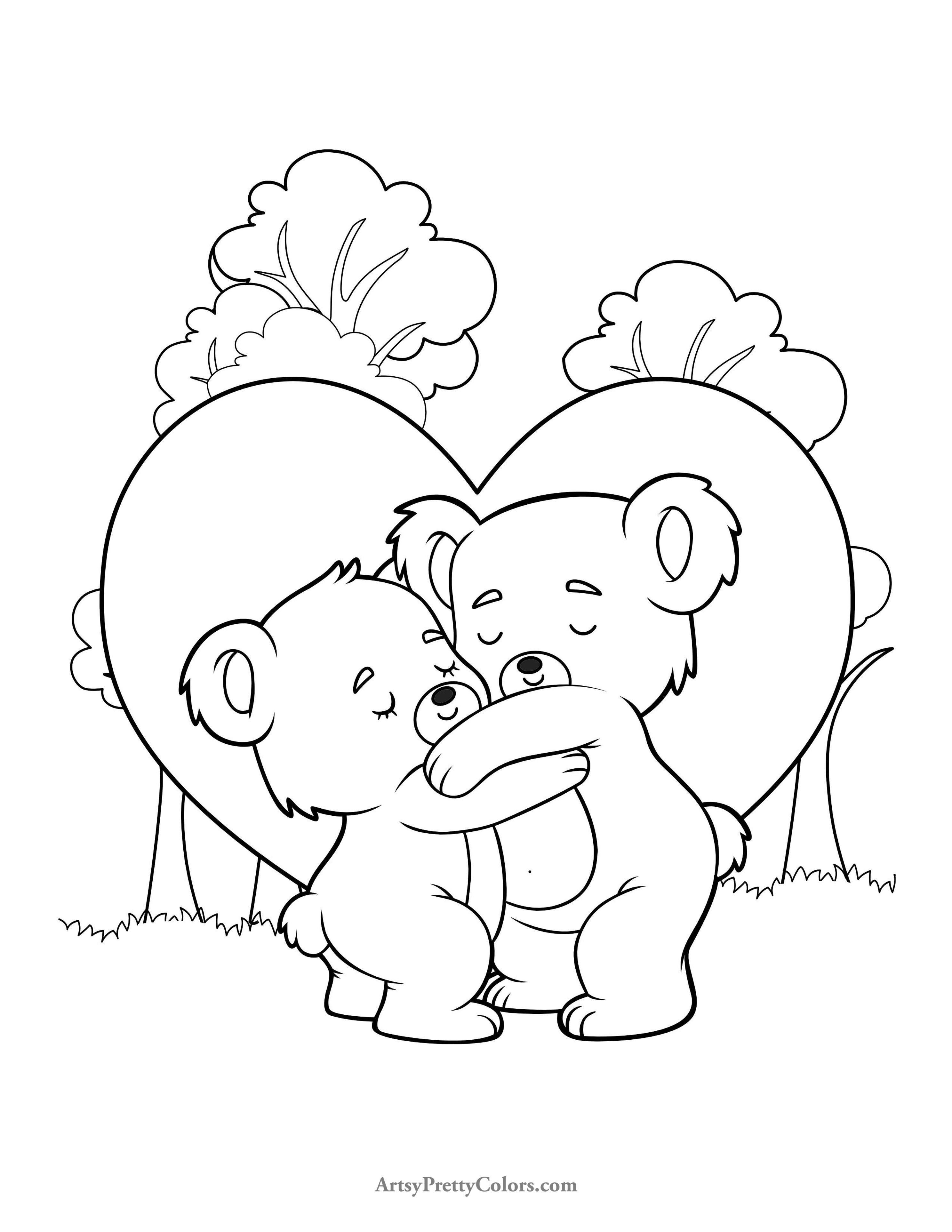 31+ Charming & Free Valentines Couple Coloring Pages for Everyone