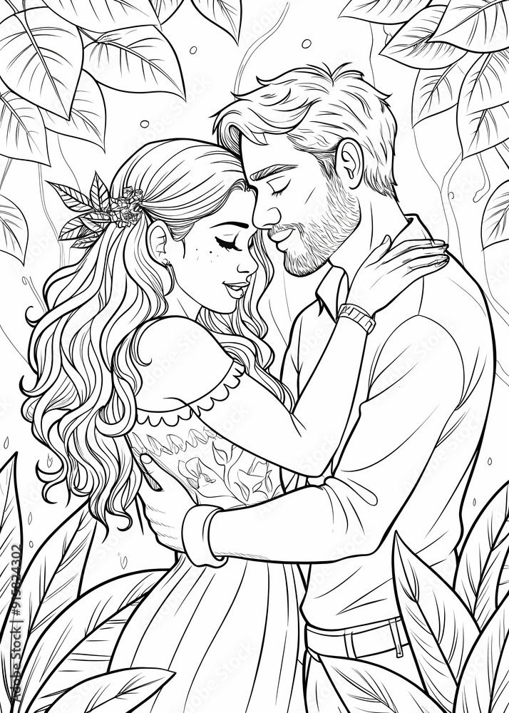 31+ Chibi Valentines Couple Coloring Pages for Anime Fans