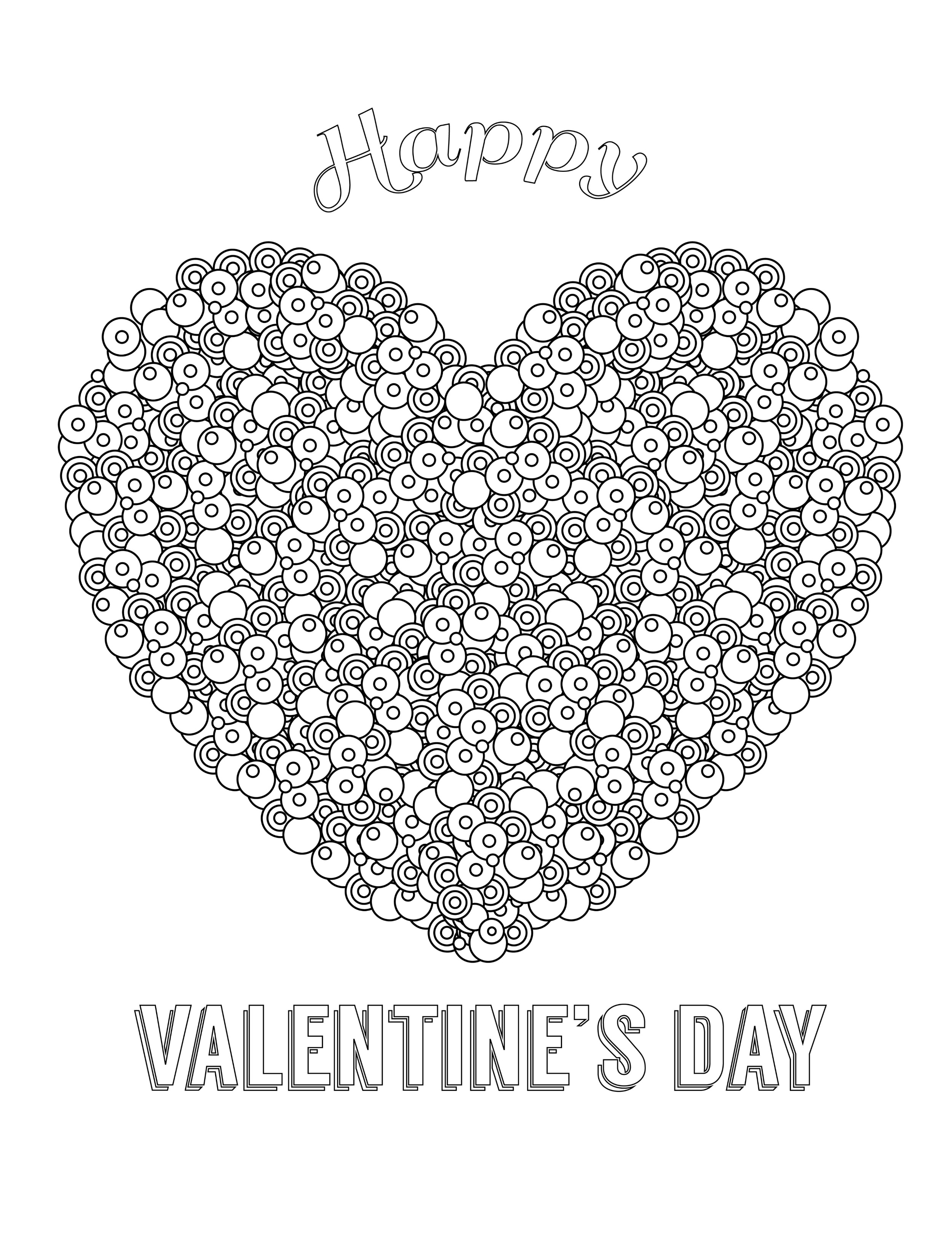 31+ Cute Valentine’s Day Owl Coloring Pages for Kids