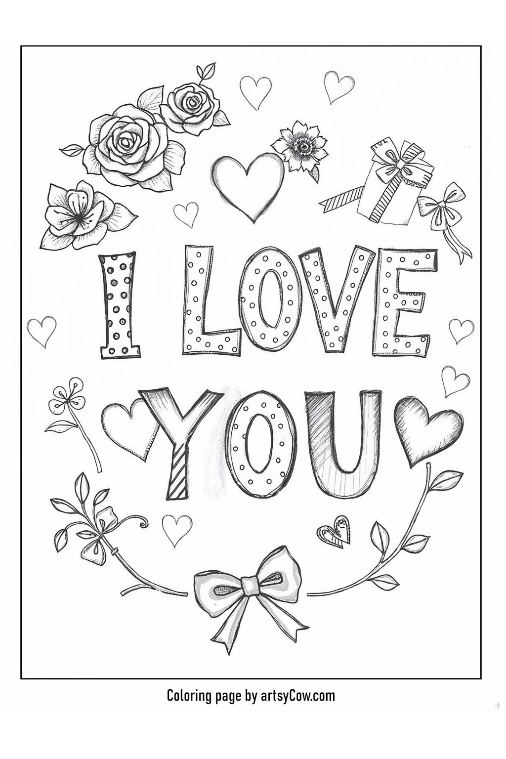 31+ Easy & Cute Valentines Couple Coloring Pages for Kids to Enjoy