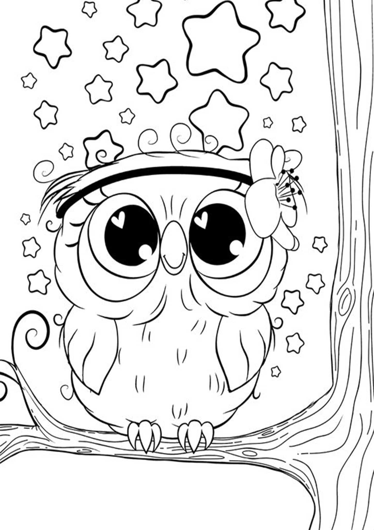 31+ Happy Valentine’s Day Owl Coloring Pages for Adults