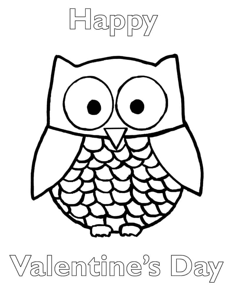 31+ Love and Hearts Owl Printables for Adults to Color