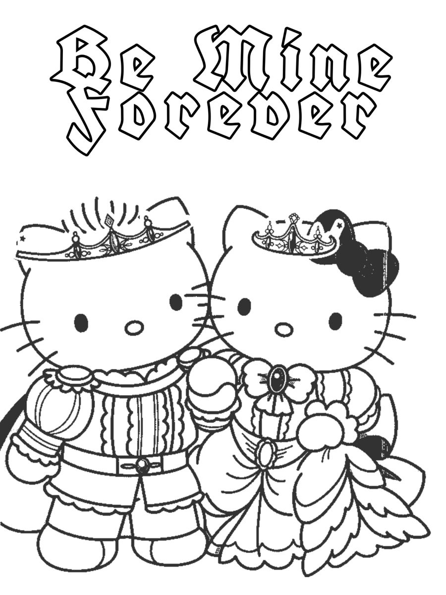 31+ Whimsical Valentines Couple Coloring Pages for Cute Moments