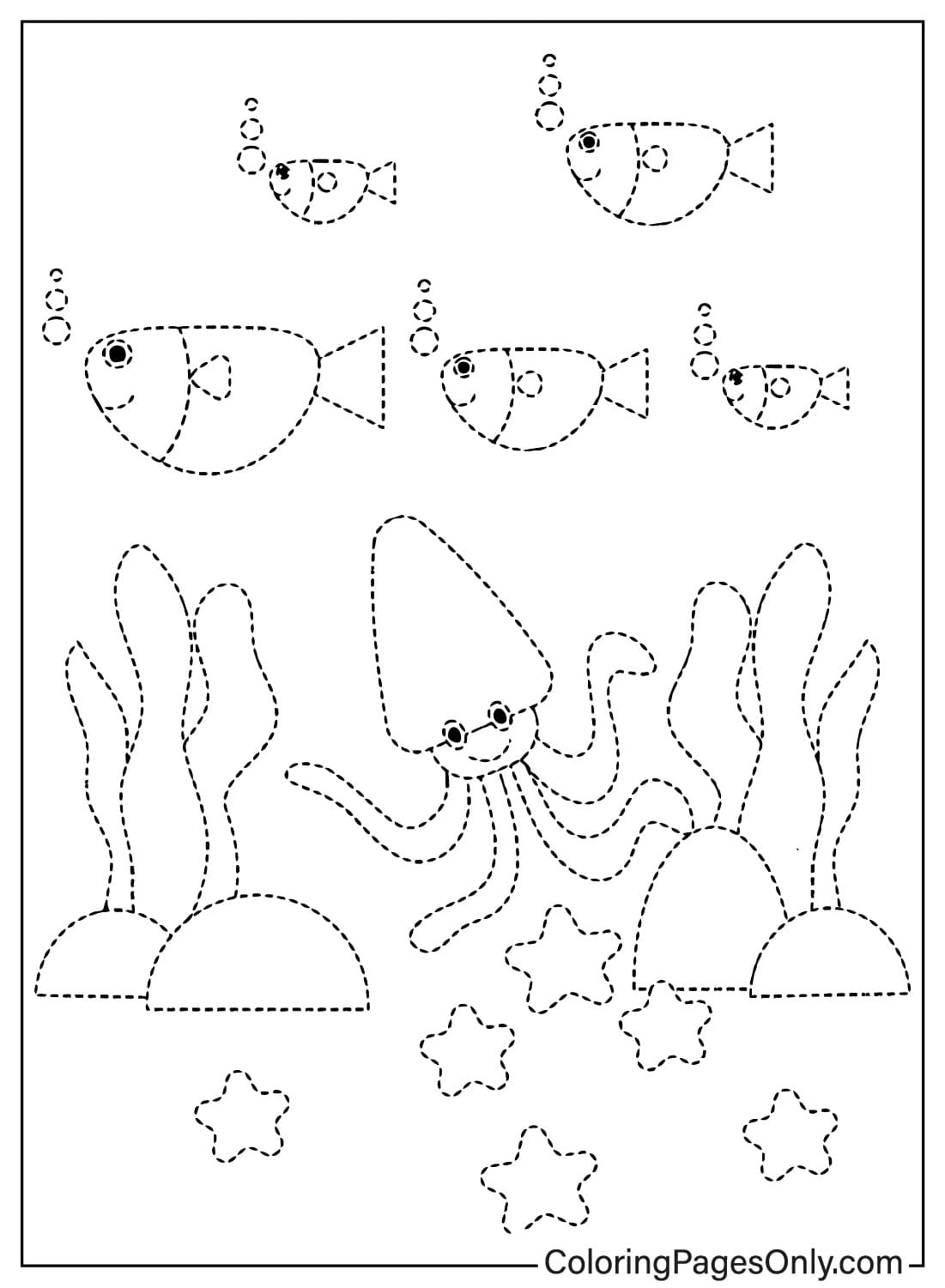 printable trace coloring pages jpg