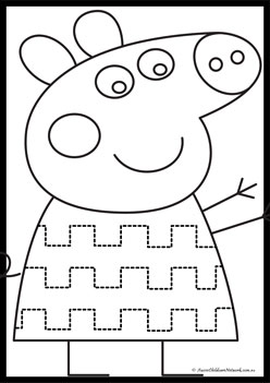 printable trace coloring pages jpg