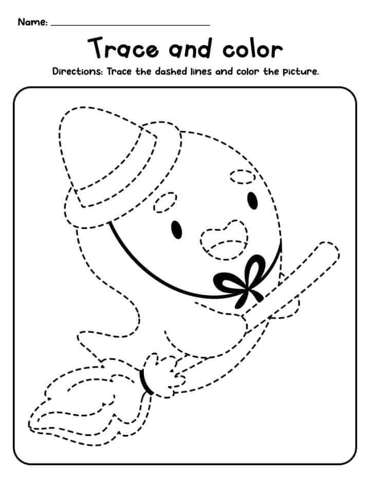 printable trace coloring pages jpg