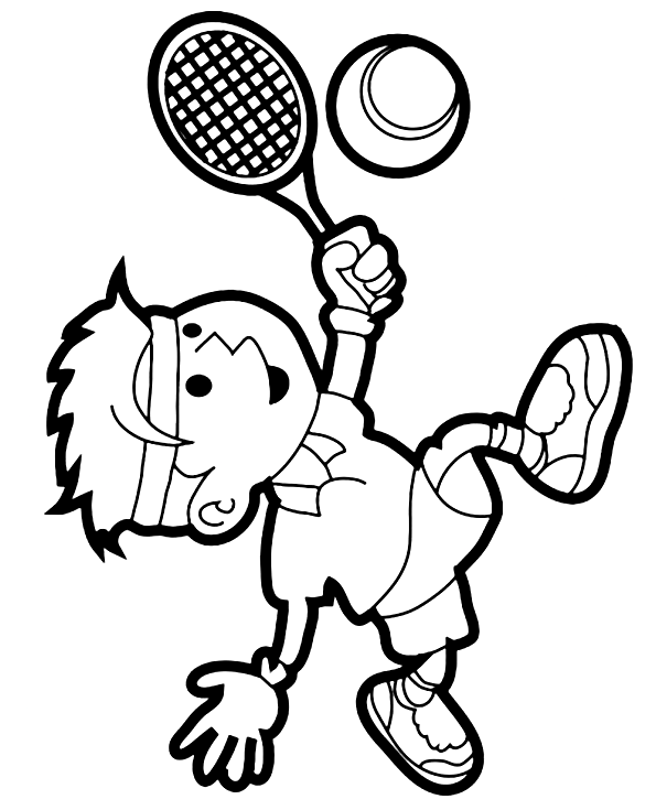 tennis coloring pages printable jpg