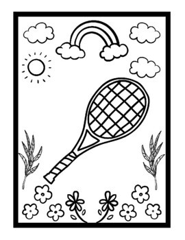 tennis coloring pages printable jpg