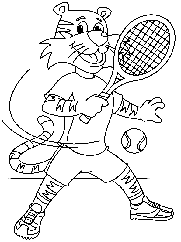 tennis coloring pages printable jpg