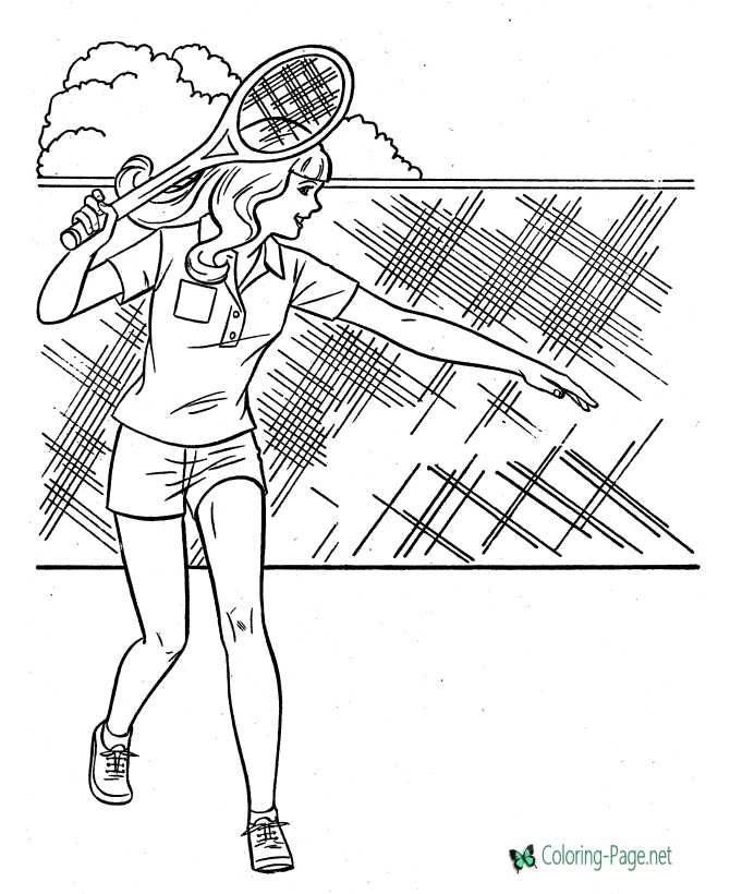 tennis coloring pages printable jpg