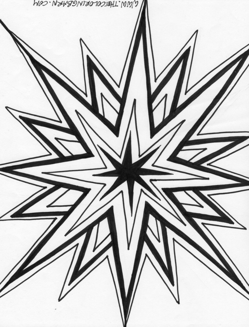 star coloring pages printable jpg