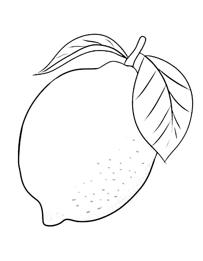 lemon coloring pages printable jpg