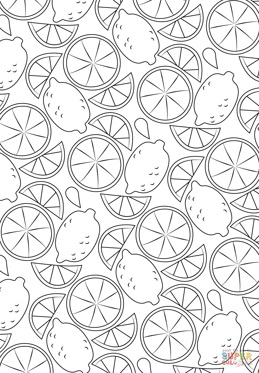 lemon coloring pages printable jpg