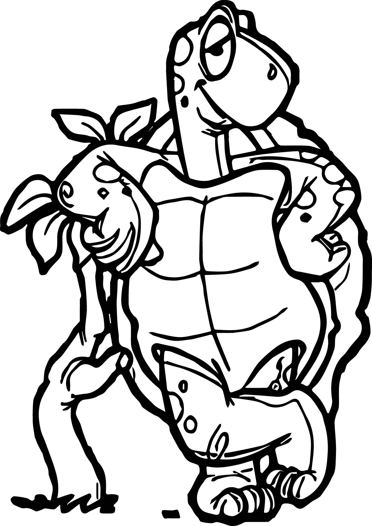 endearing tortoise coloring pages printable jpg