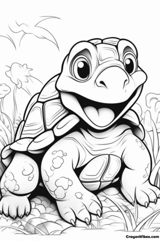 endearing tortoise coloring pages printable jpg