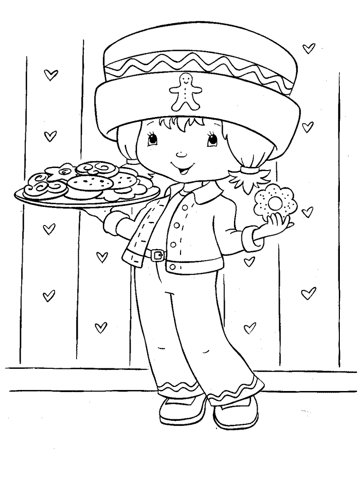 yummy strawberry shortcake coloring pages printable jpg