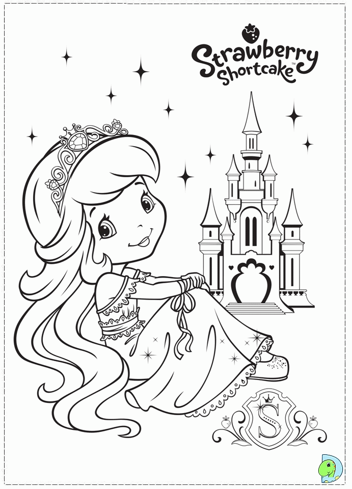 yummy strawberry shortcake coloring pages printable jpg