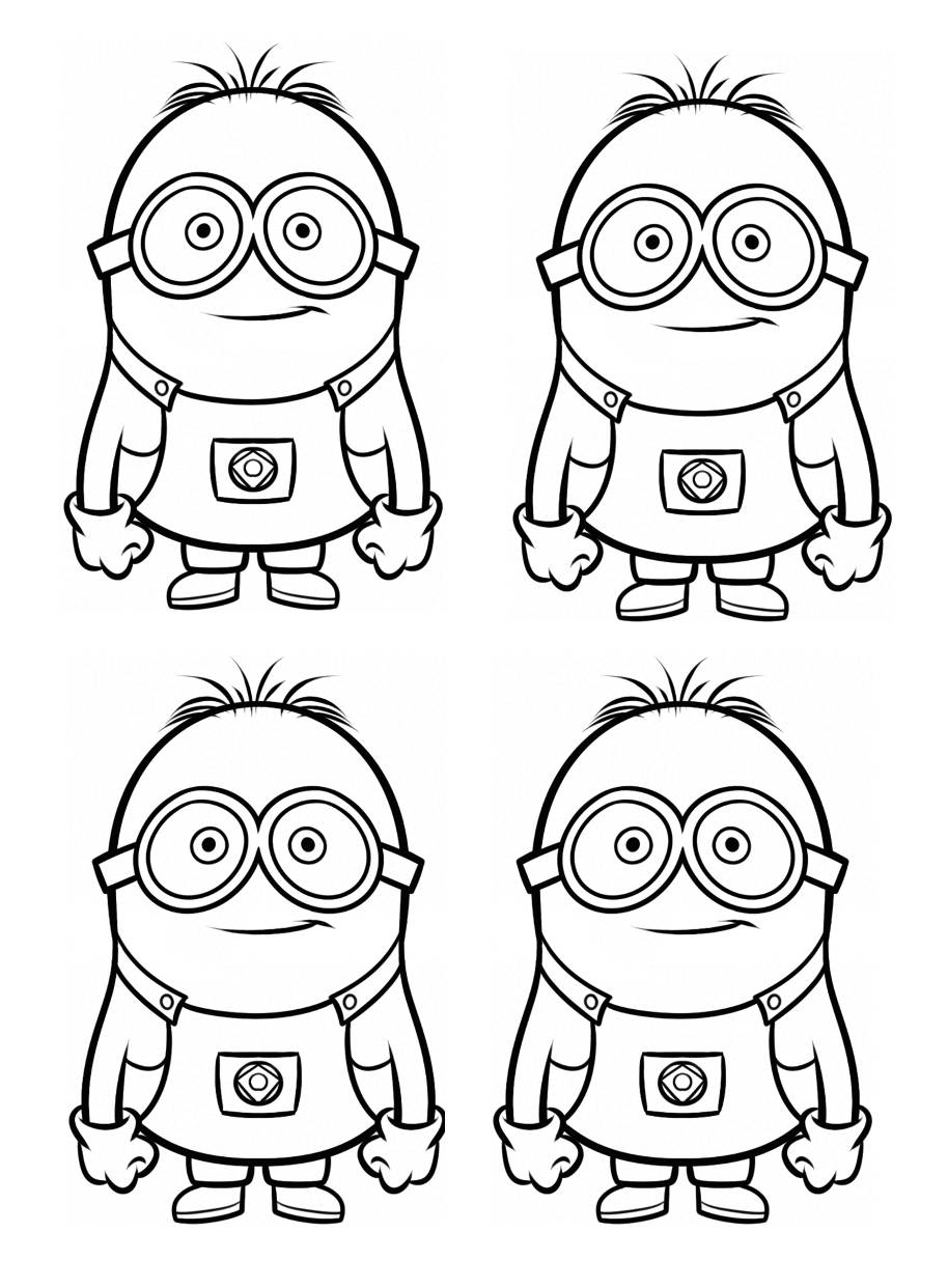 cute minion coloring pages printable jpg