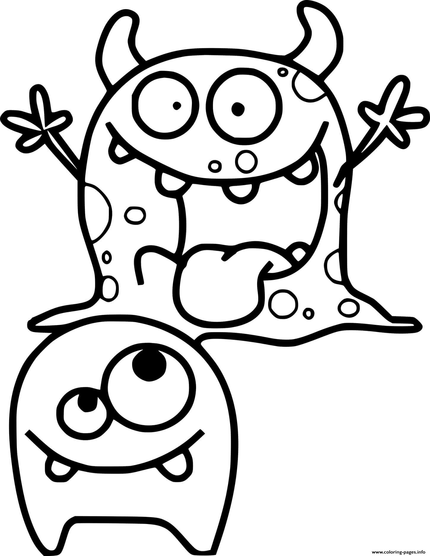 terrifying monster coloring pages printable jpg