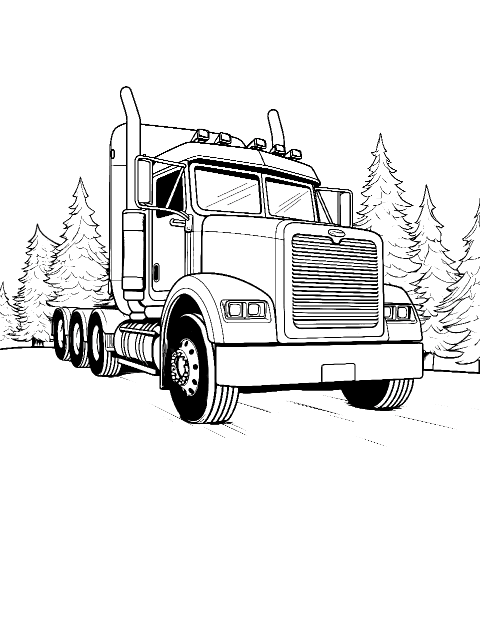 awesome truck coloring pages printable jpg