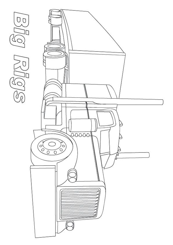 awesome truck coloring pages printable jpg