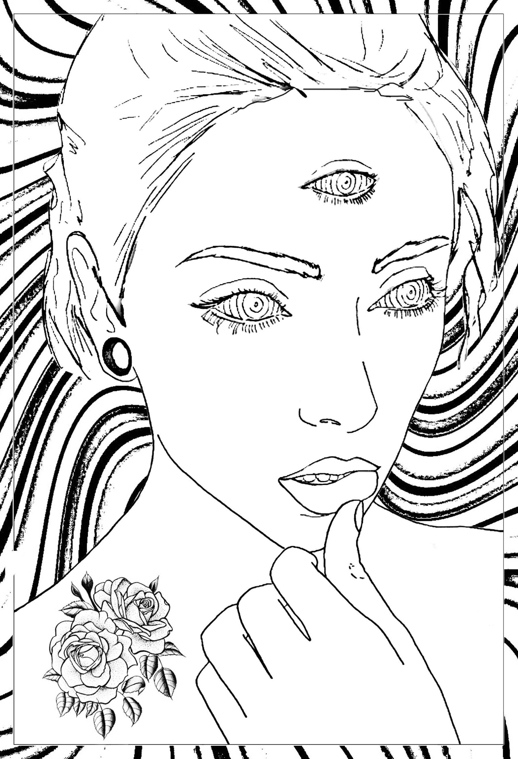 colored baddie coloring pages printable jpg