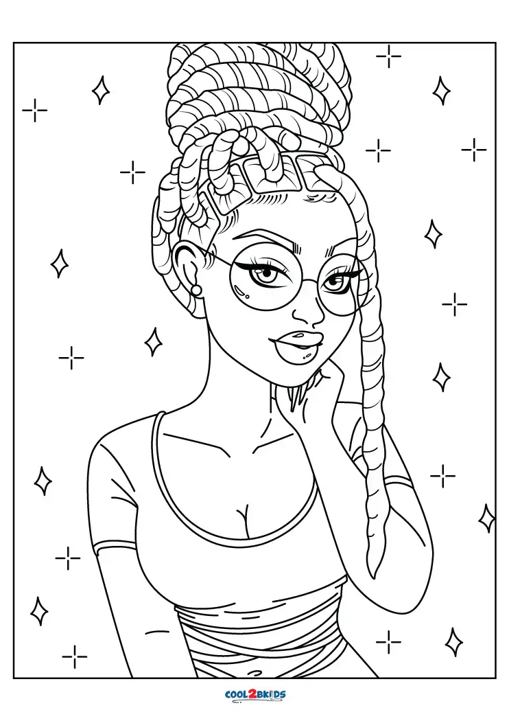 colored baddie coloring pages printable jpg