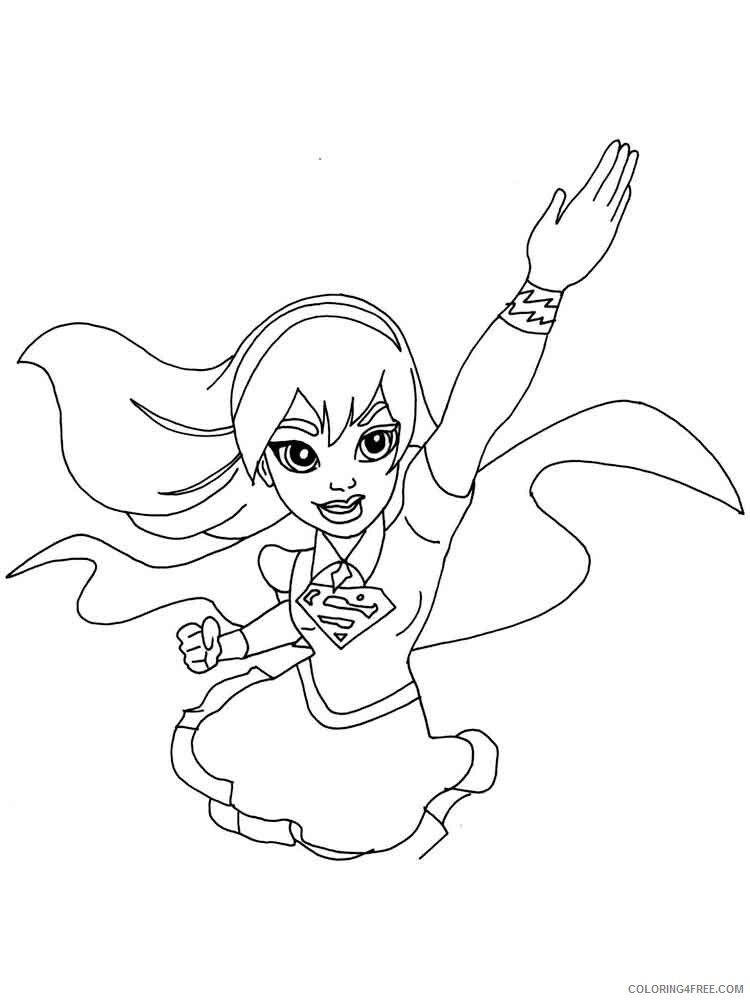 supergirl coloring pages printable jpg