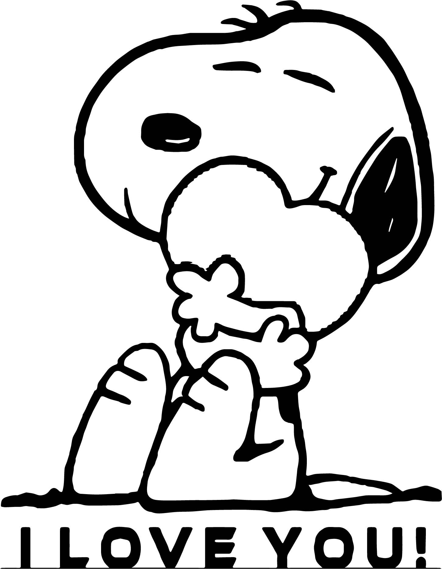 adorable snoopy coloring pages for kids printable jpg