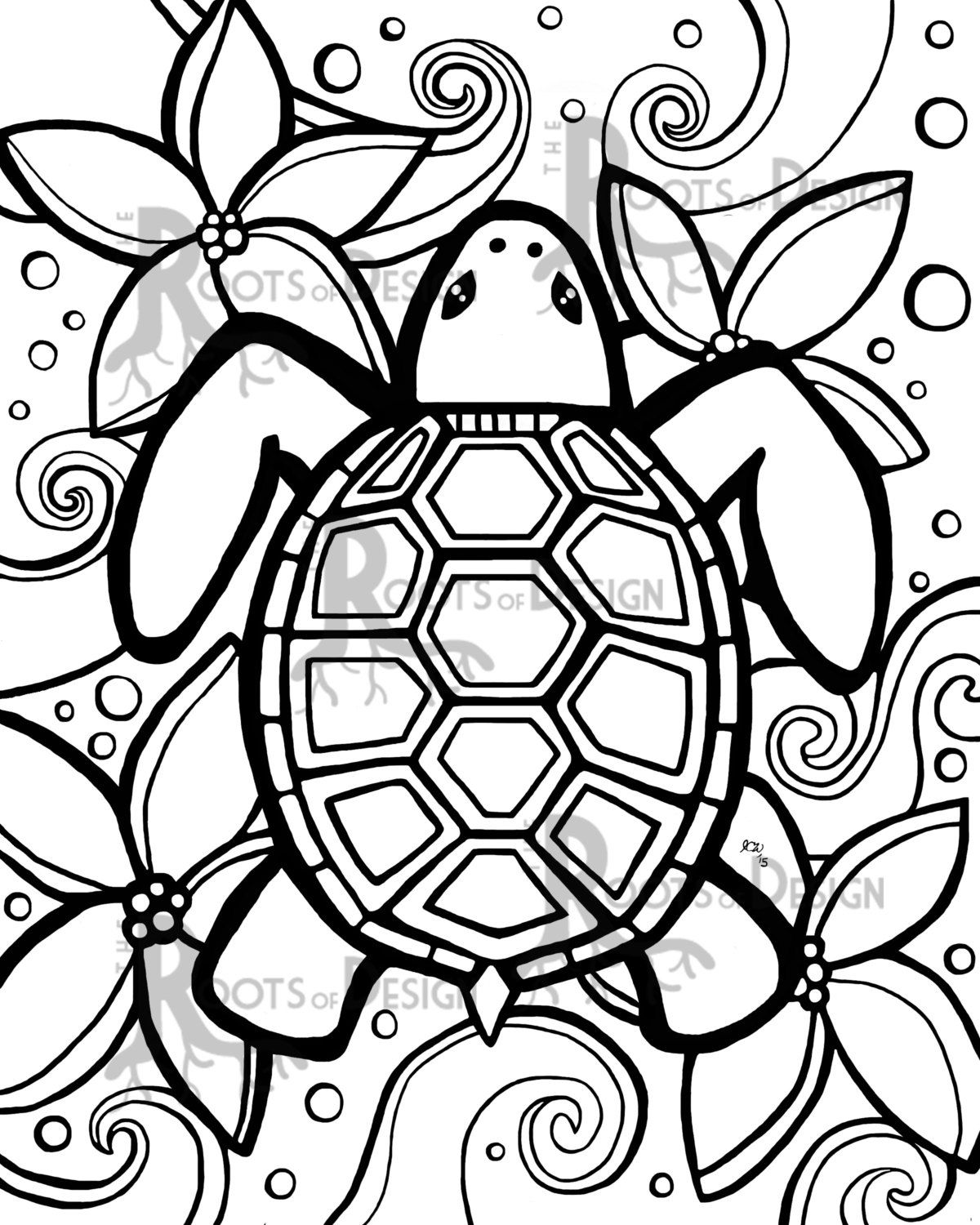 cool turtle coloring pages printable jpg