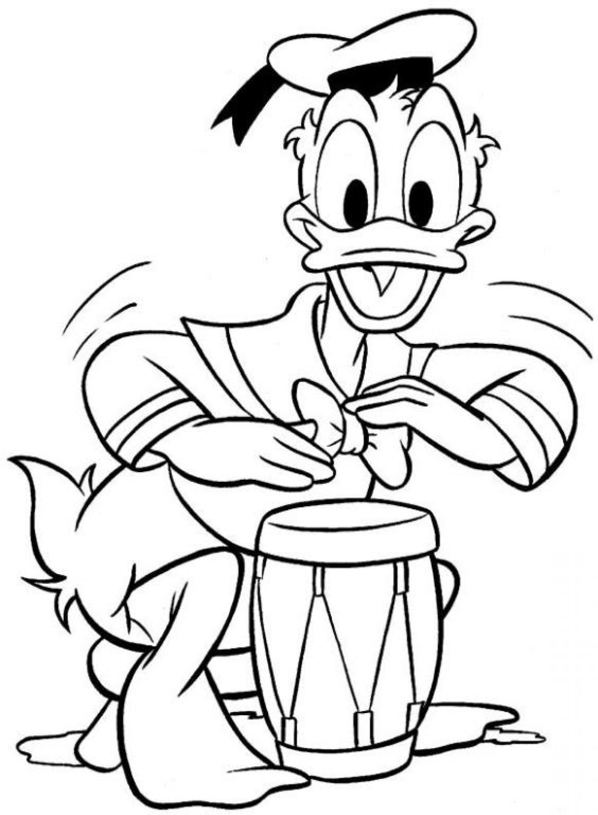 cute duck coloring pages printable jpg