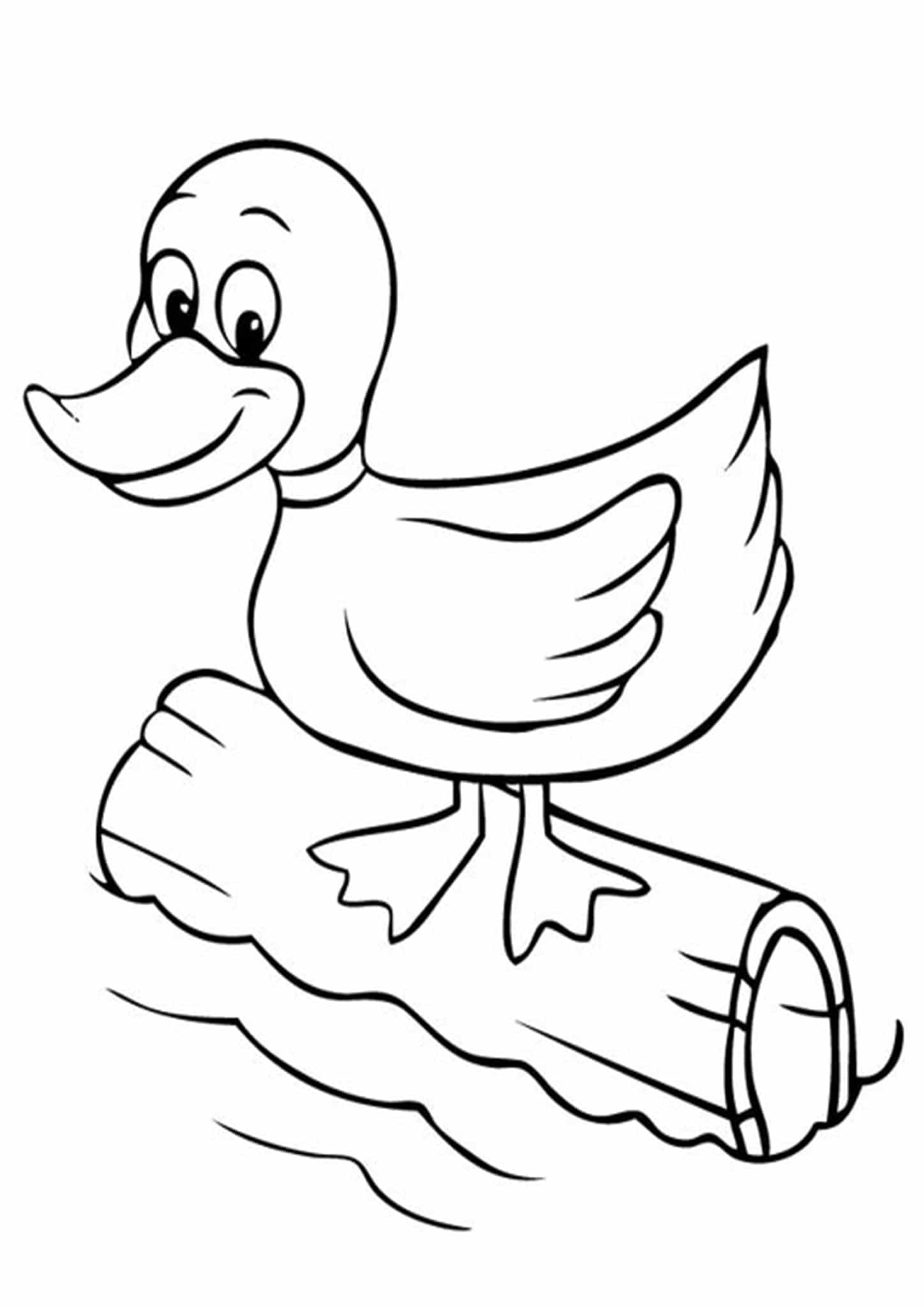 cute duck coloring pages printable jpg