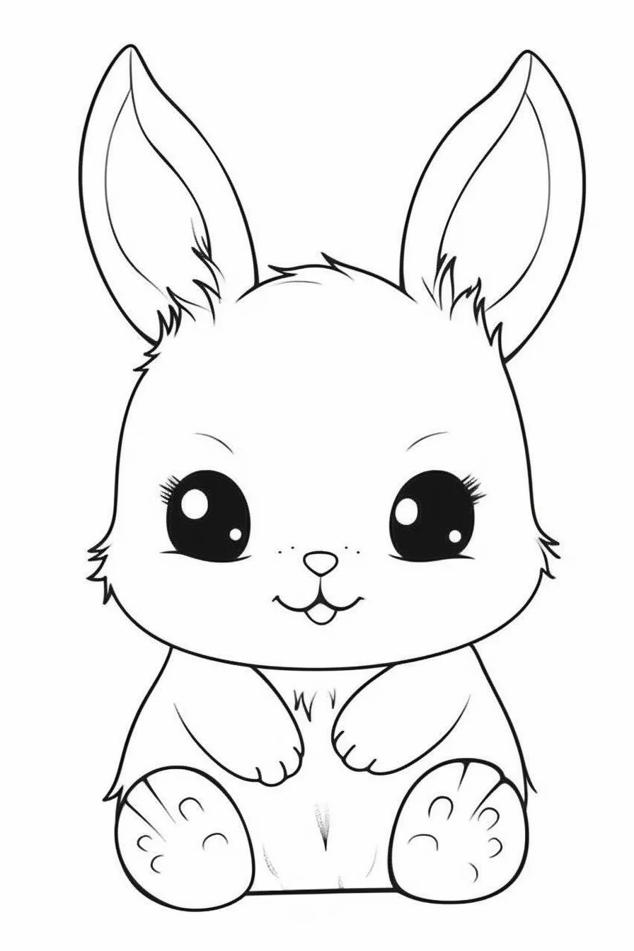 happy bunny coloring pages printable jpg