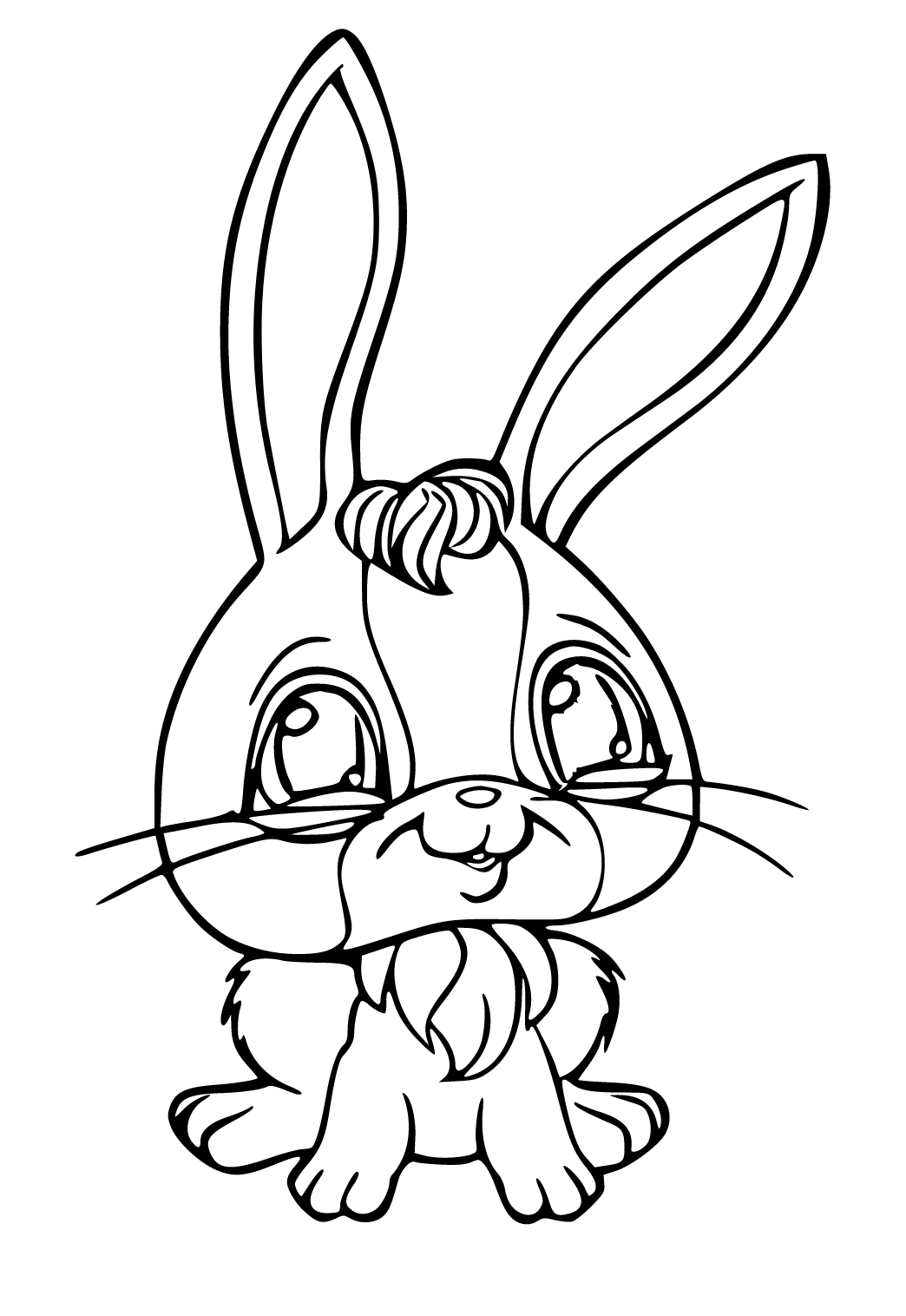 happy bunny coloring pages printable jpg