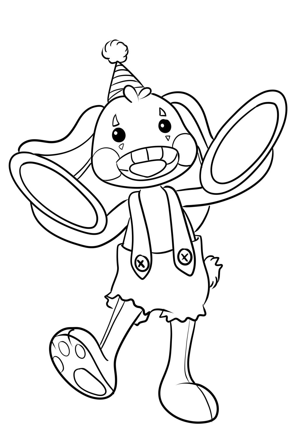 happy bunny coloring pages printable jpg