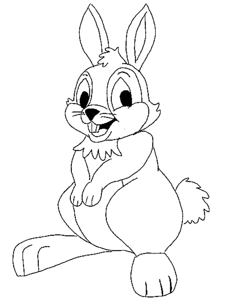 happy bunny coloring pages printable jpg