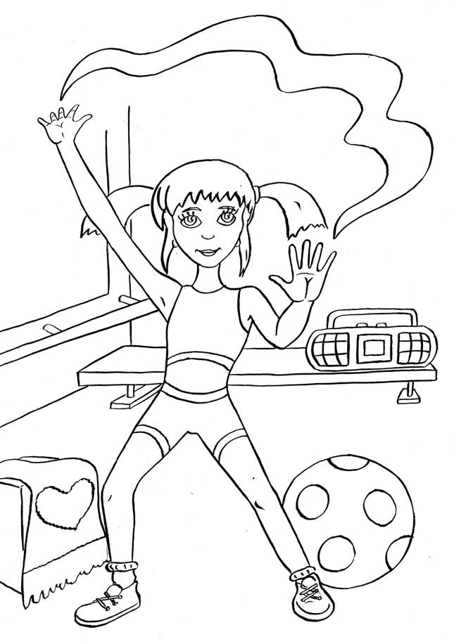 healthy lifestyle coloring pages printable jpg