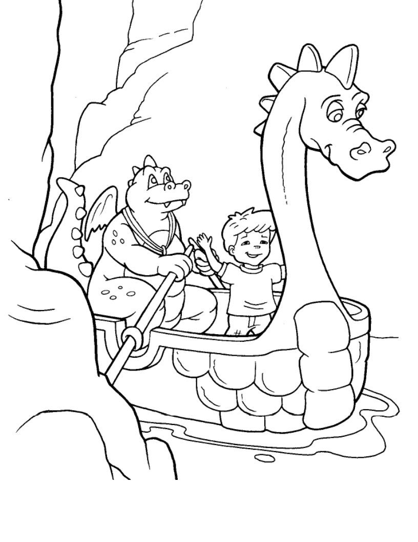 magical dragon tales coloring pages printable jpg