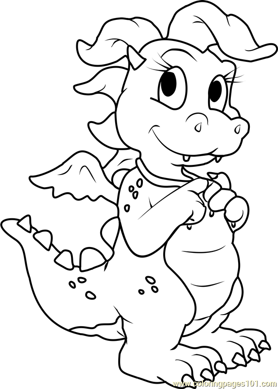 magical dragon tales coloring pages printable jpg