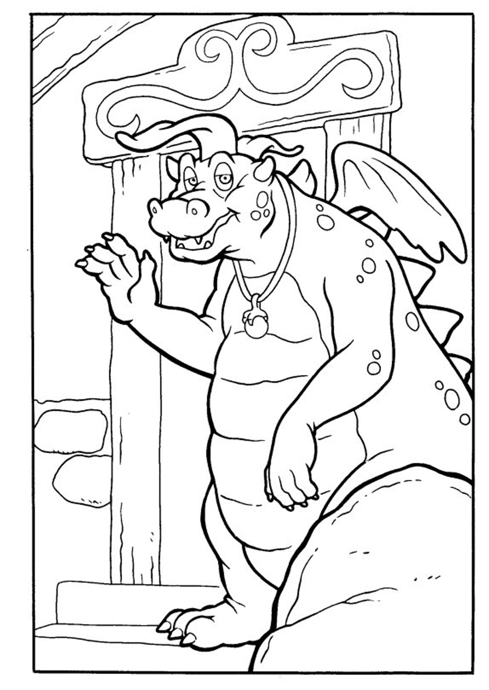 magical dragon tales coloring pages printable jpg