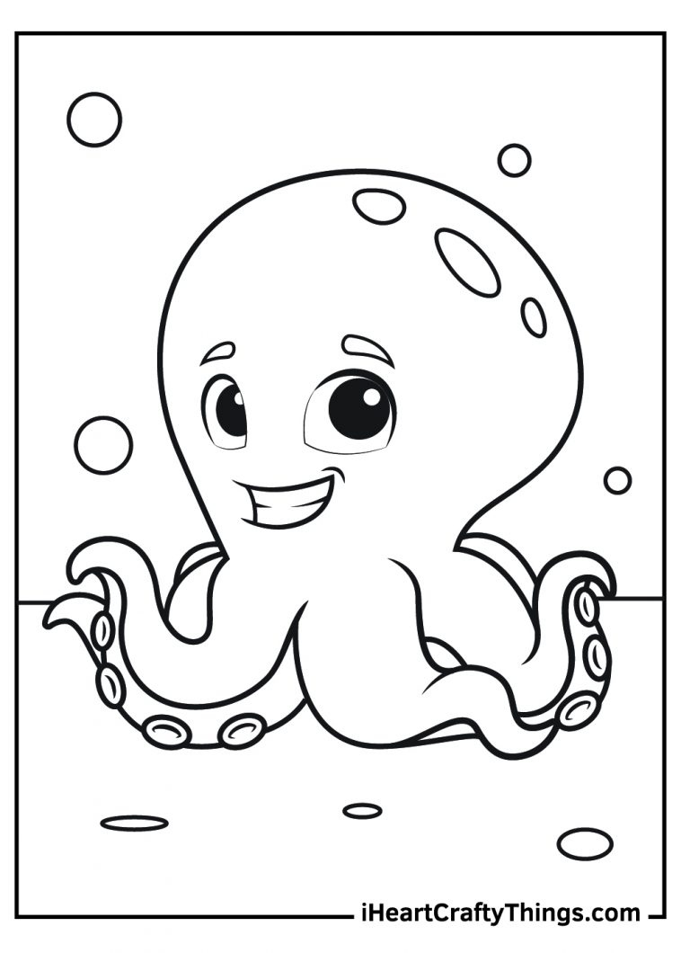 mesmerizing octopus coloring pages printable jpg