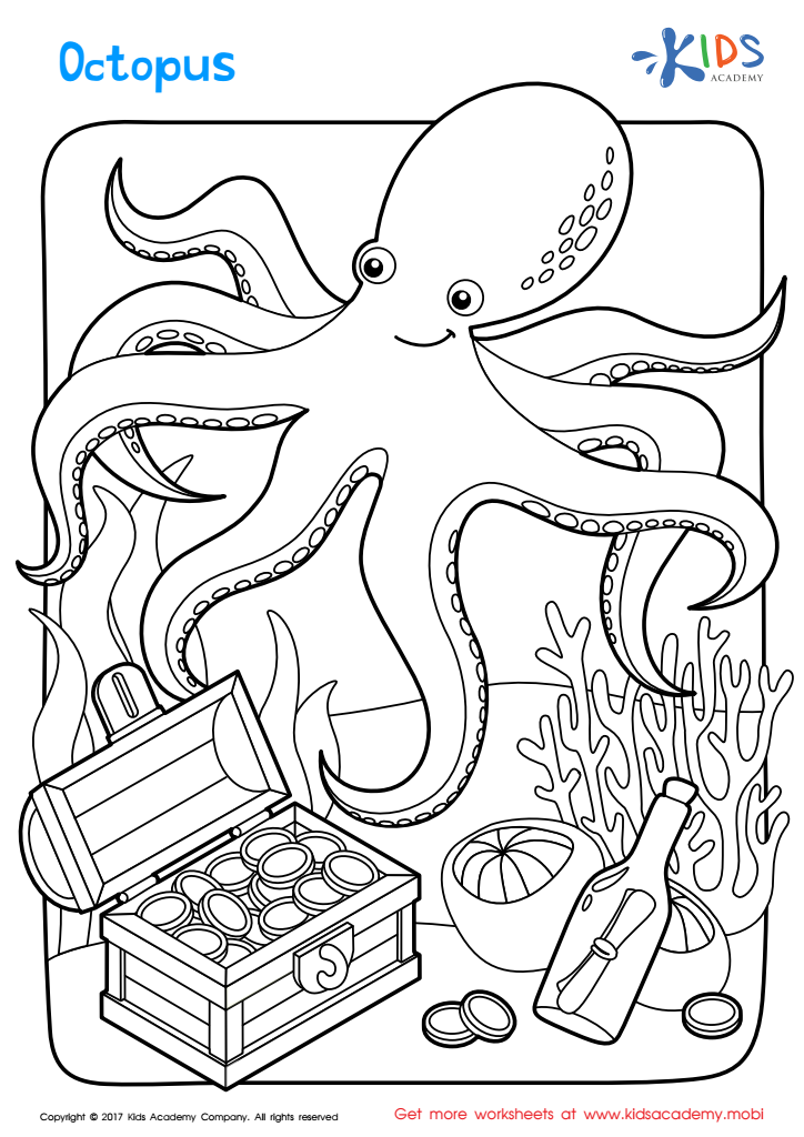 mesmerizing octopus coloring pages printable jpg