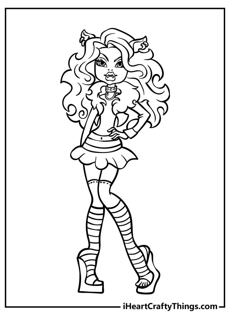 monster high coloring pages printable jpg